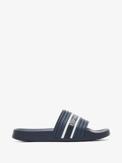 Emporio Armani claquettes rayées