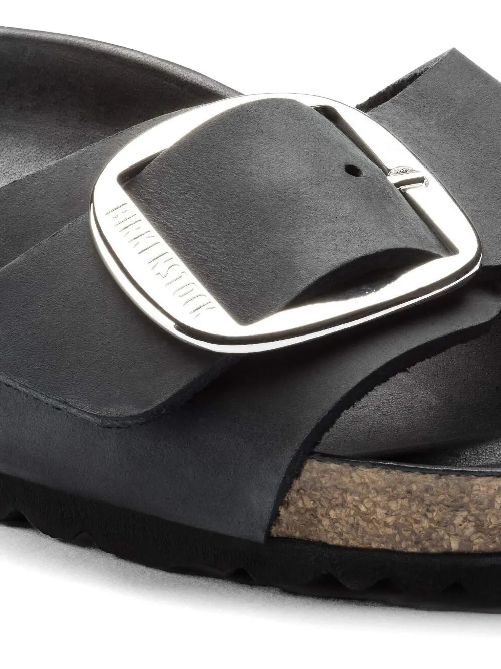 Birkenstock Madrid buckked sandals Zwart