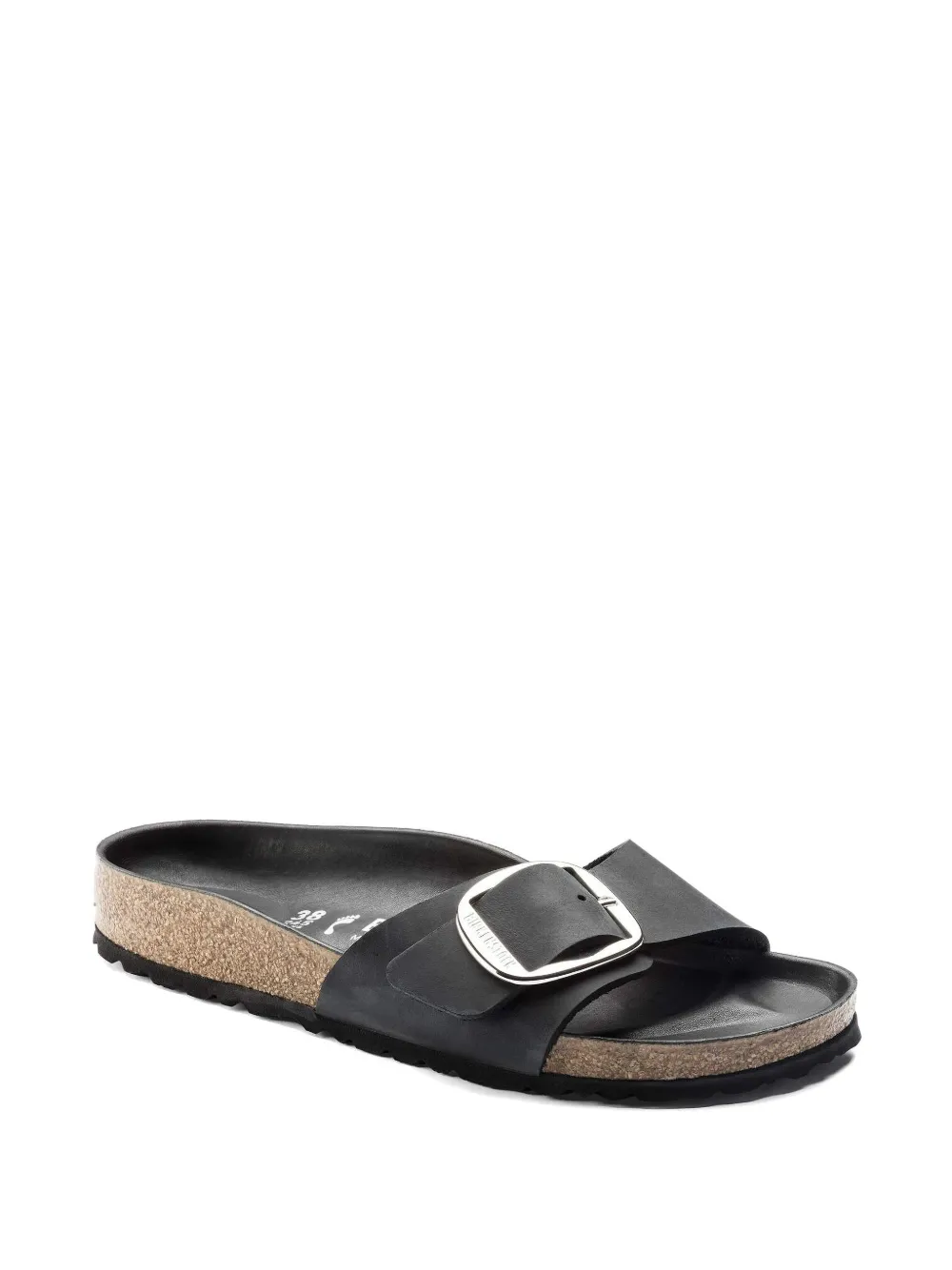 Birkenstock Madrid buckked sandals Zwart