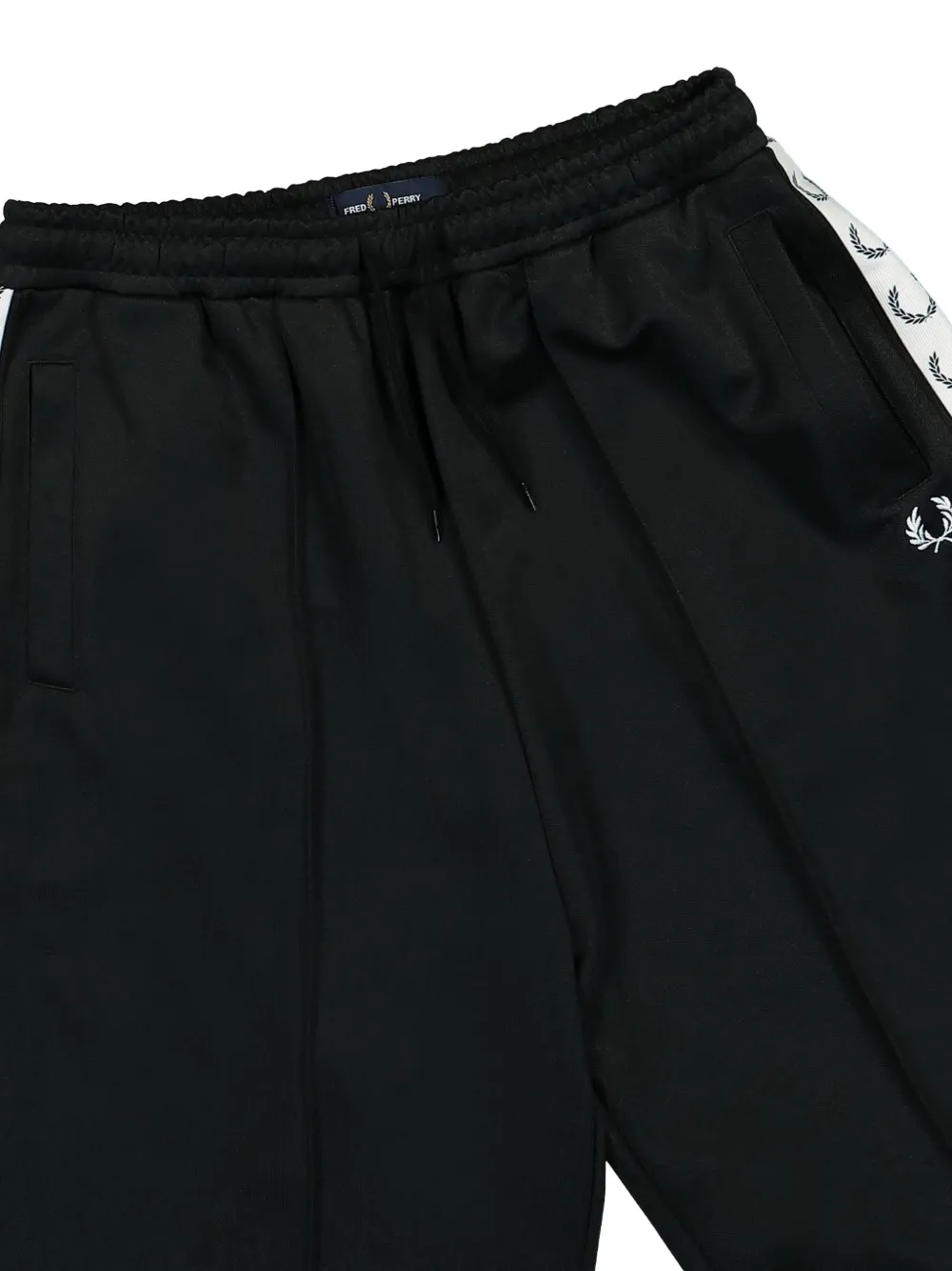 Fred Perry Trainingsbroek met wijde pijpen Zwart