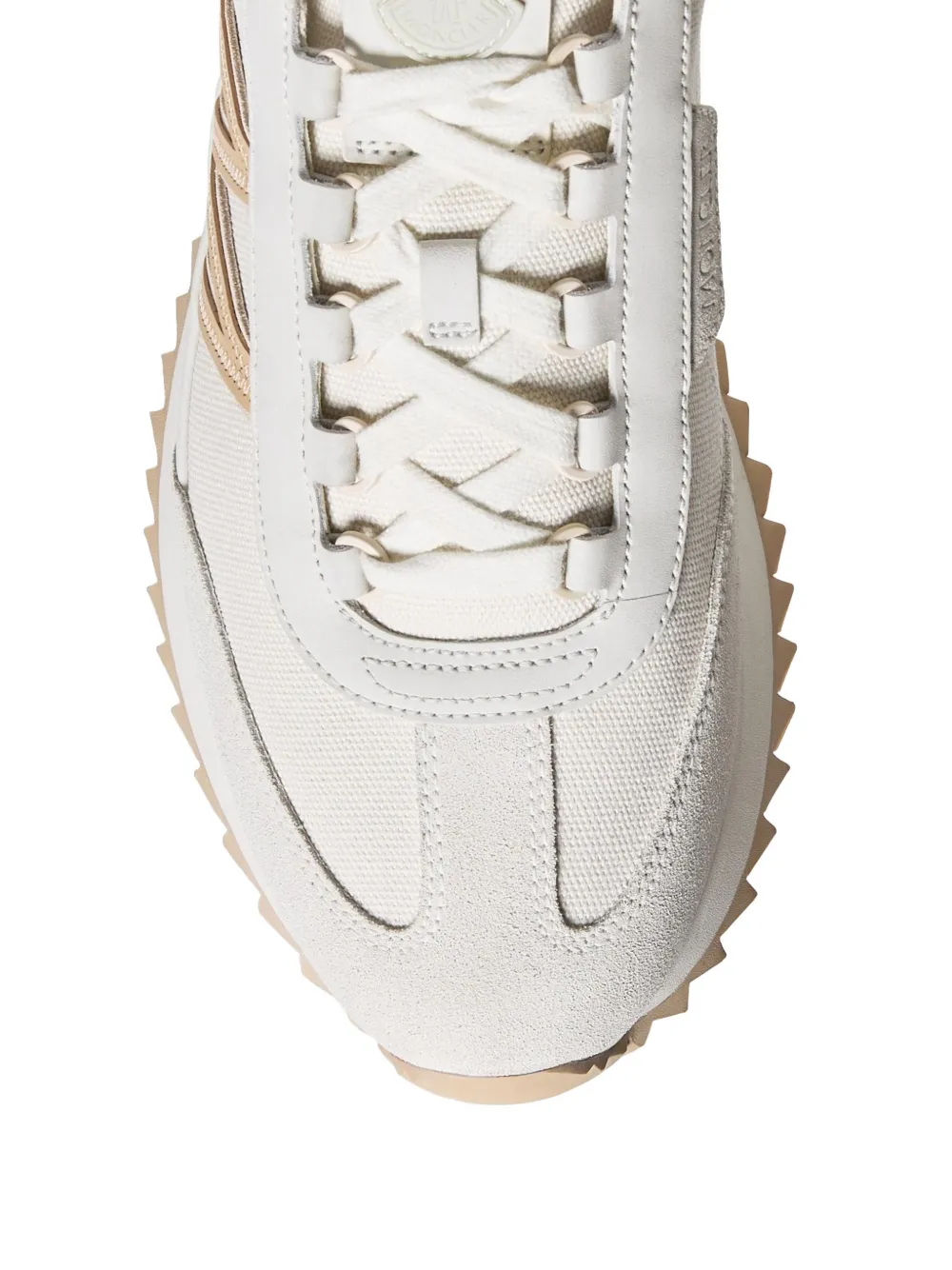 Moncler Pacey2 sneakers met geborduurd logo Beige