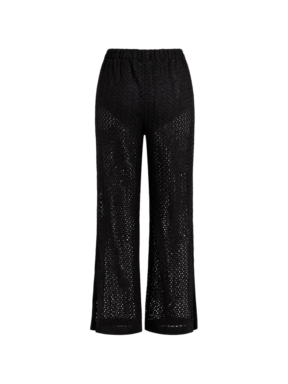  Seafolly Open-work Trousers - Black 