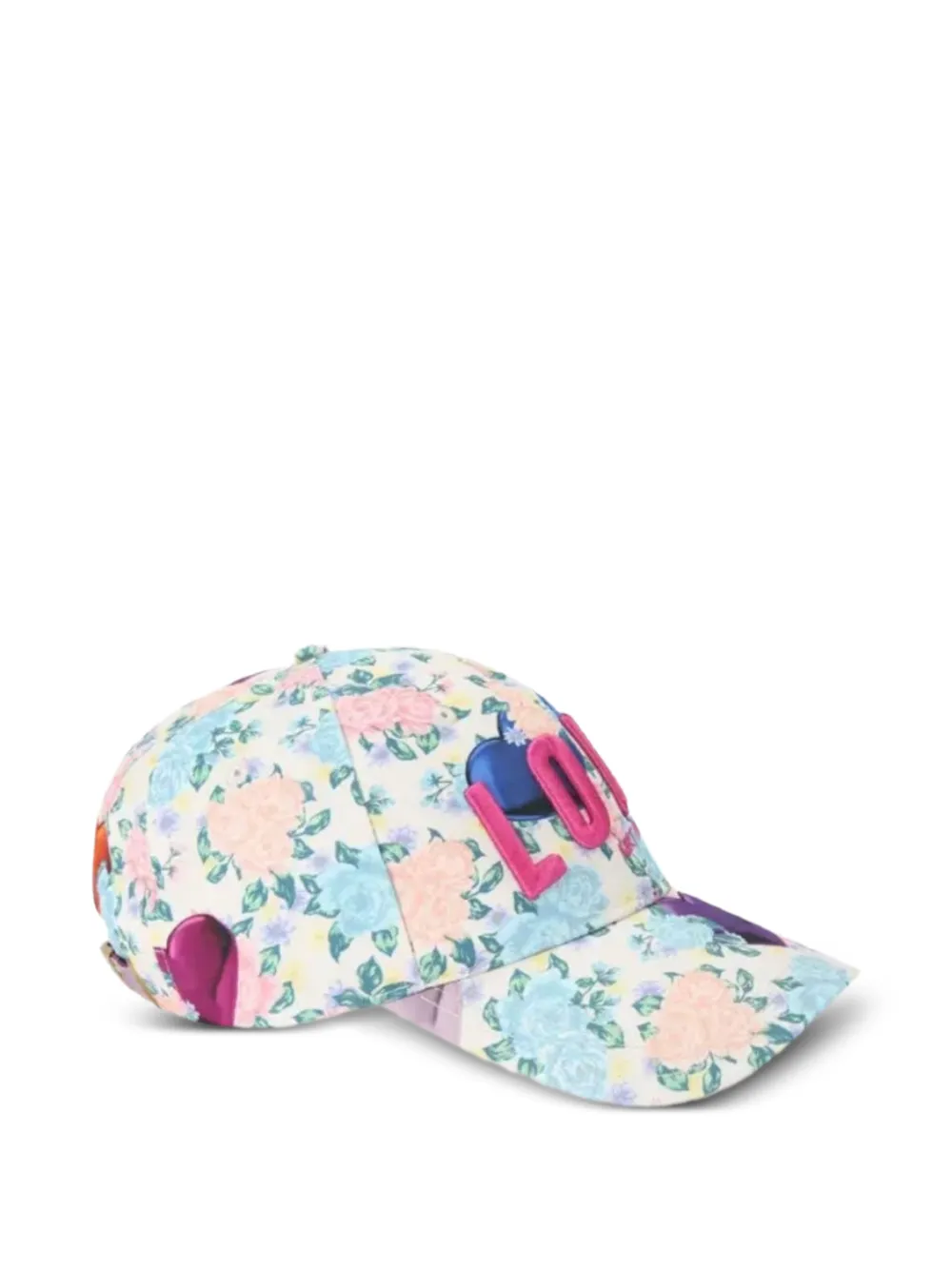 Kurt Geiger London Floral-patterned Baseball Cap - Neutrals 