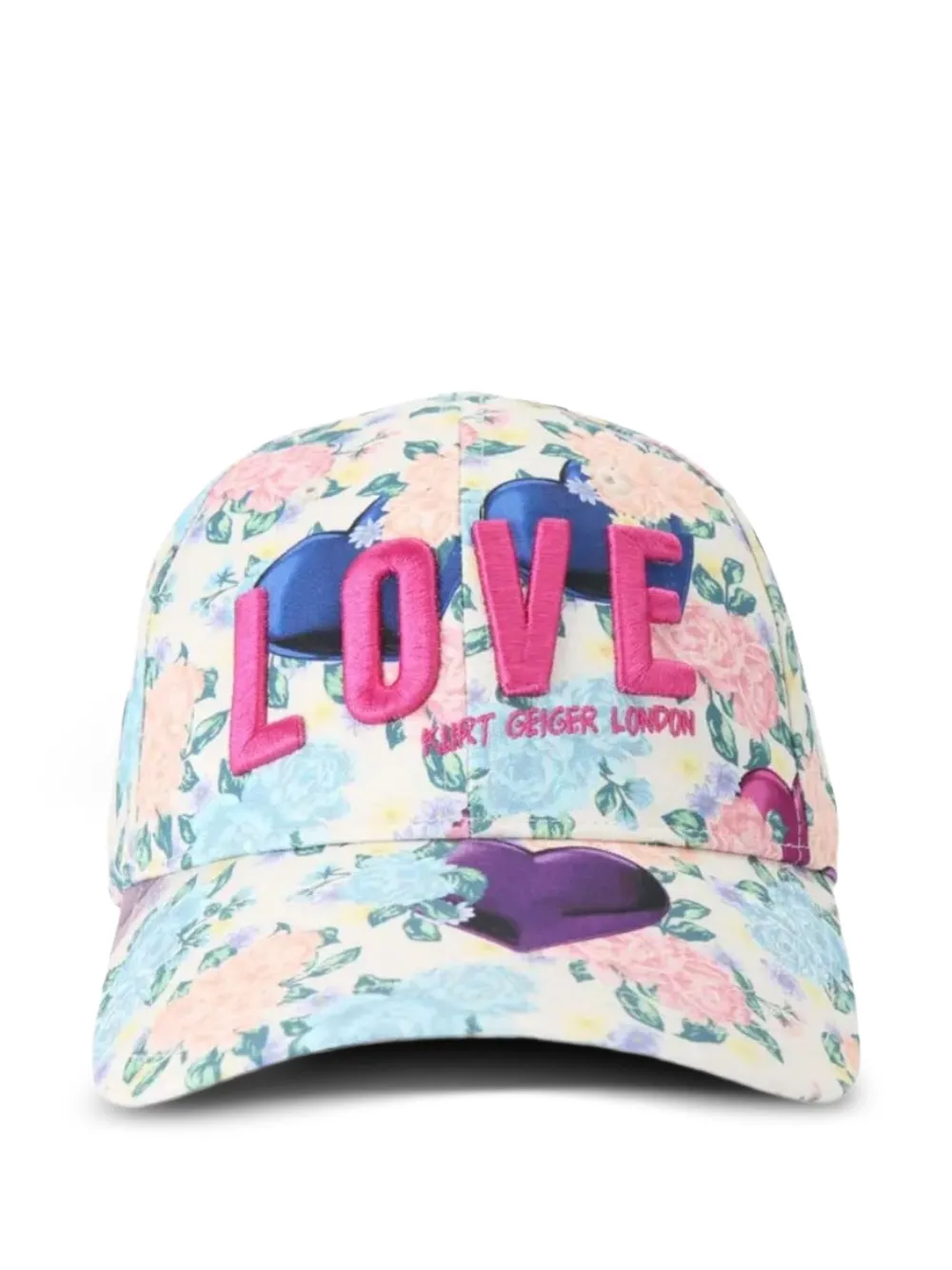 Kurt Geiger London floral-patterned baseball cap - Toni neutri
