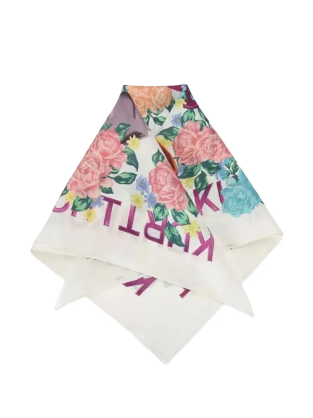 Kurt Geiger London Bandana sjaal met bloemenpatroon Beige