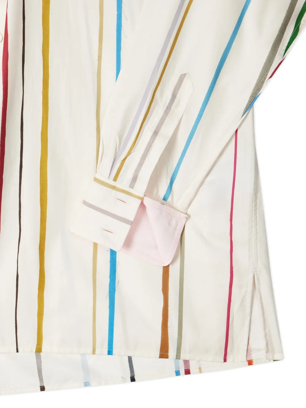  Paul Smith Painted Stripe Shirt - Neutrals 