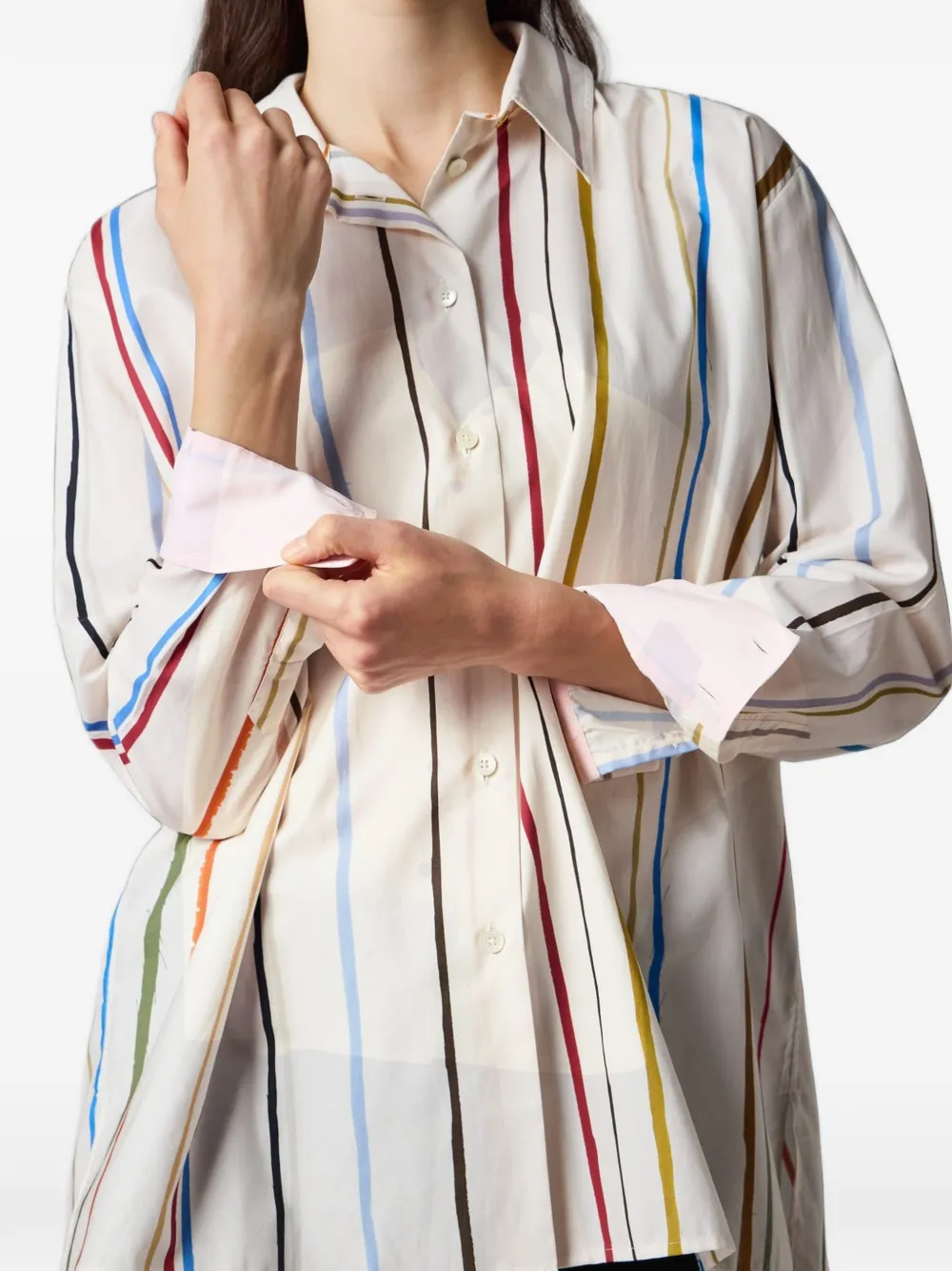 Paul Smith Painted Stripe blouse Beige
