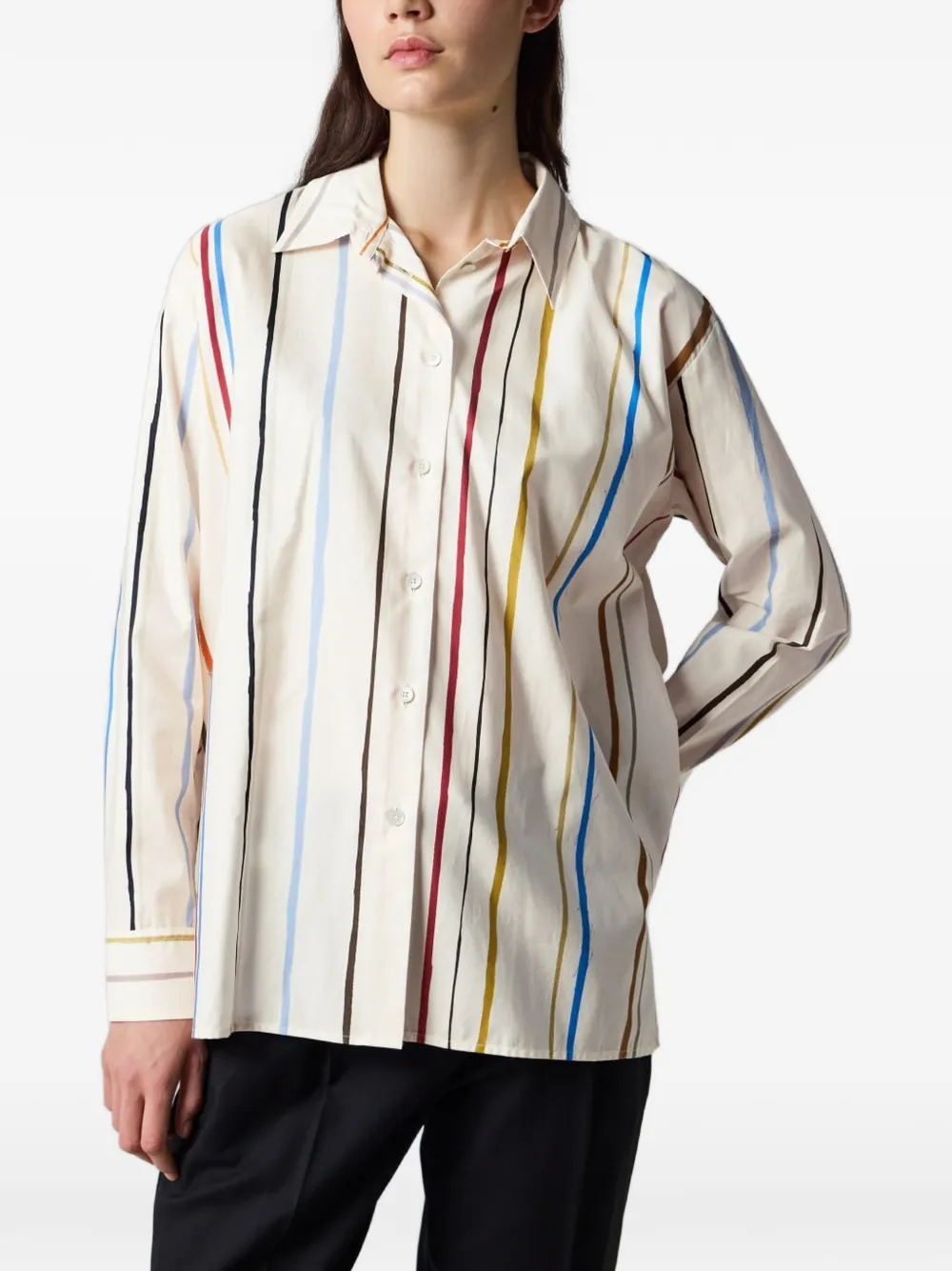 Paul Smith Painted Stripe blouse Beige