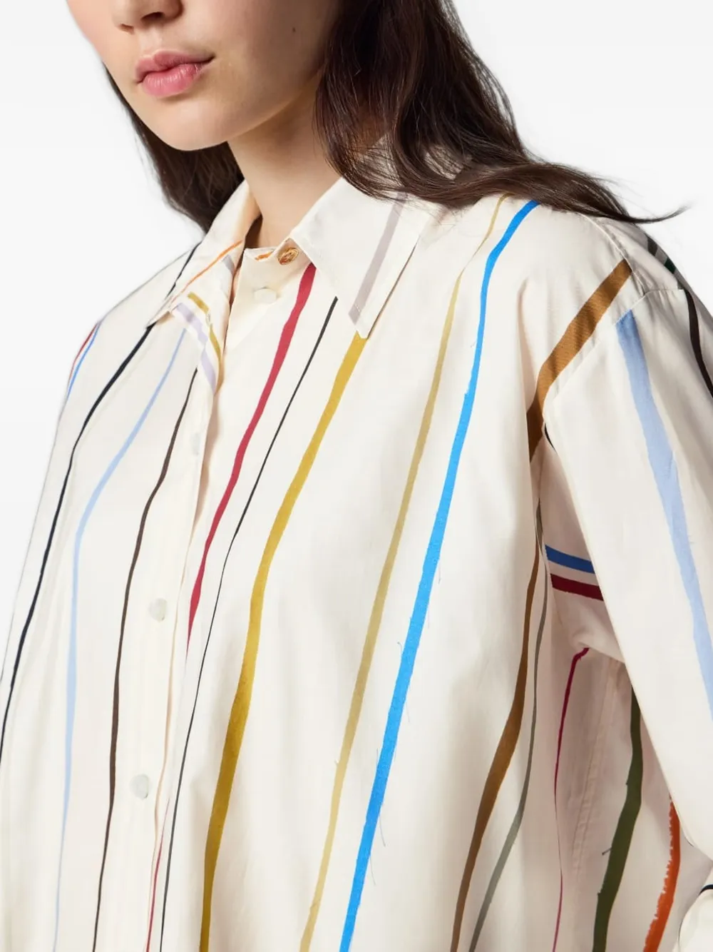 Paul Smith Painted Stripe blouse Beige