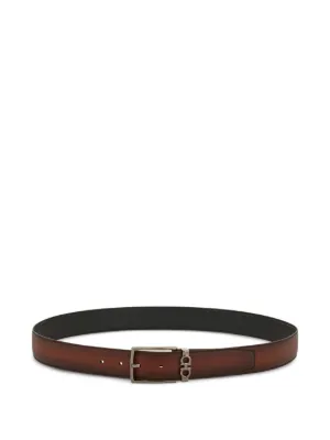 Ferragamo リバーシブル レザーベルト | ブラック | FARFETCH JP