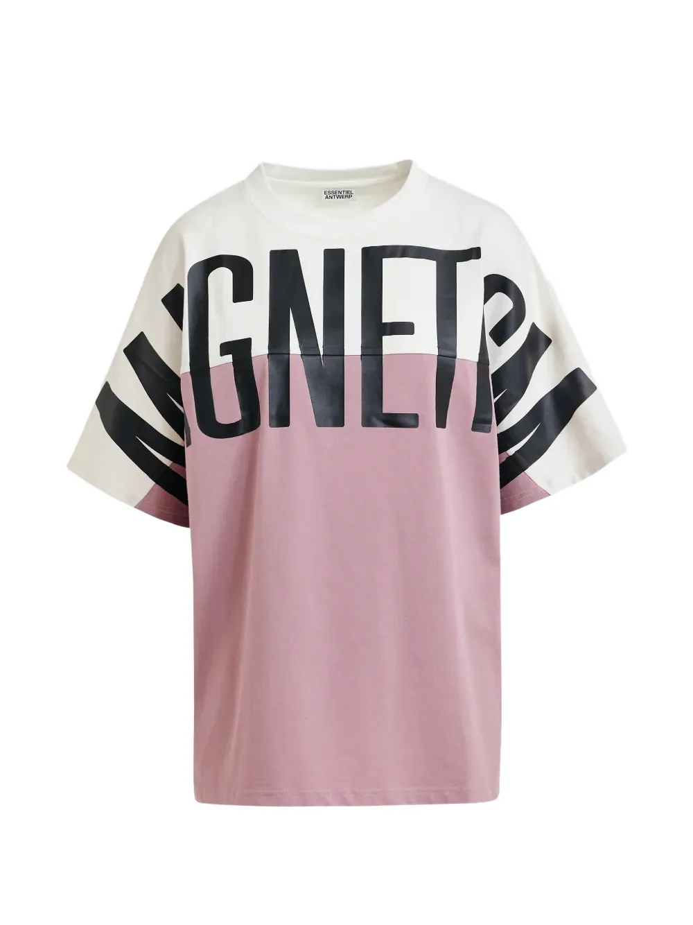 Essentiel Antwerp Magnetism colourblock T-shirt - Rosa