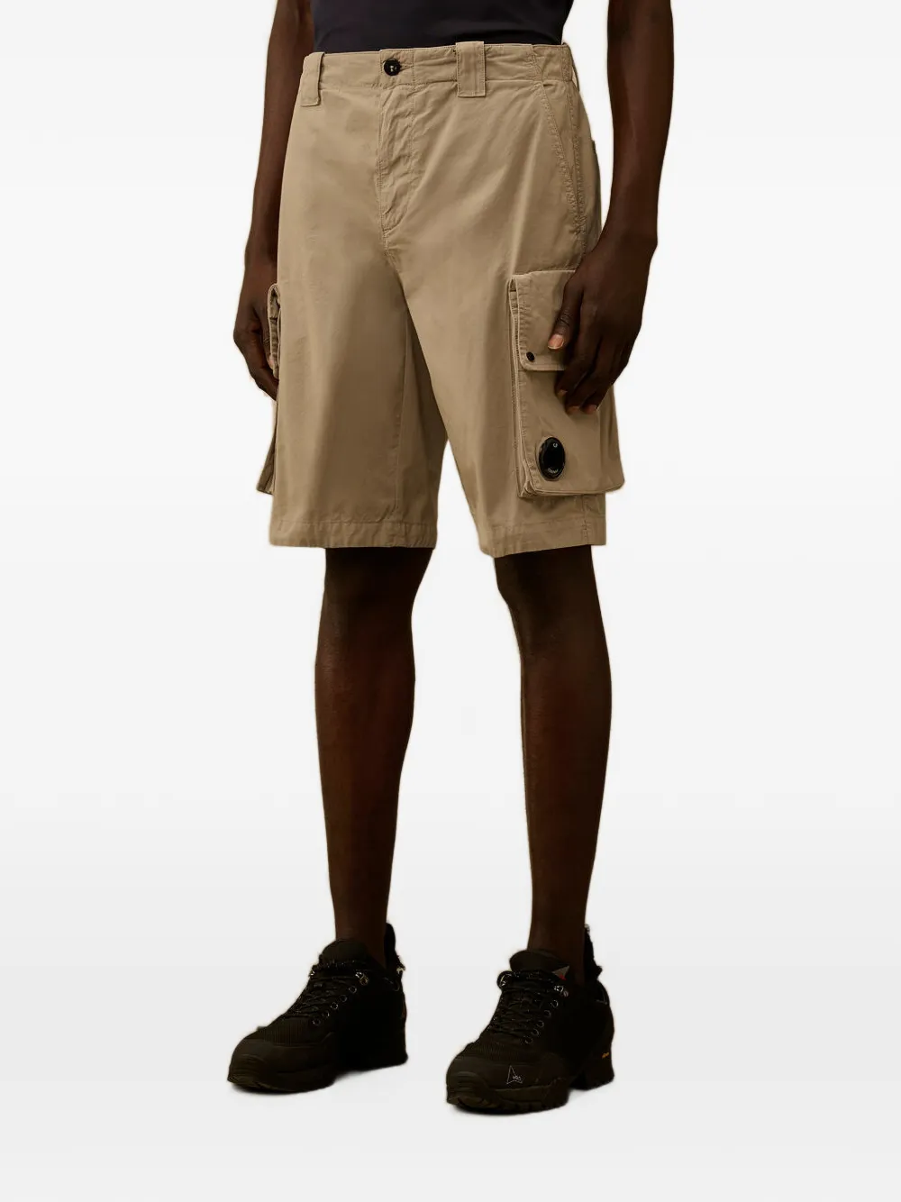 C.P. Company cotton gabardine Lens cargo shorts