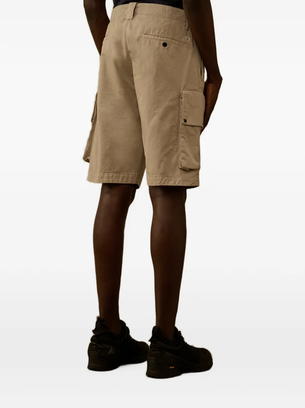 C.P. Company Gabardine Lens katoenen-cargo shorts Beige
