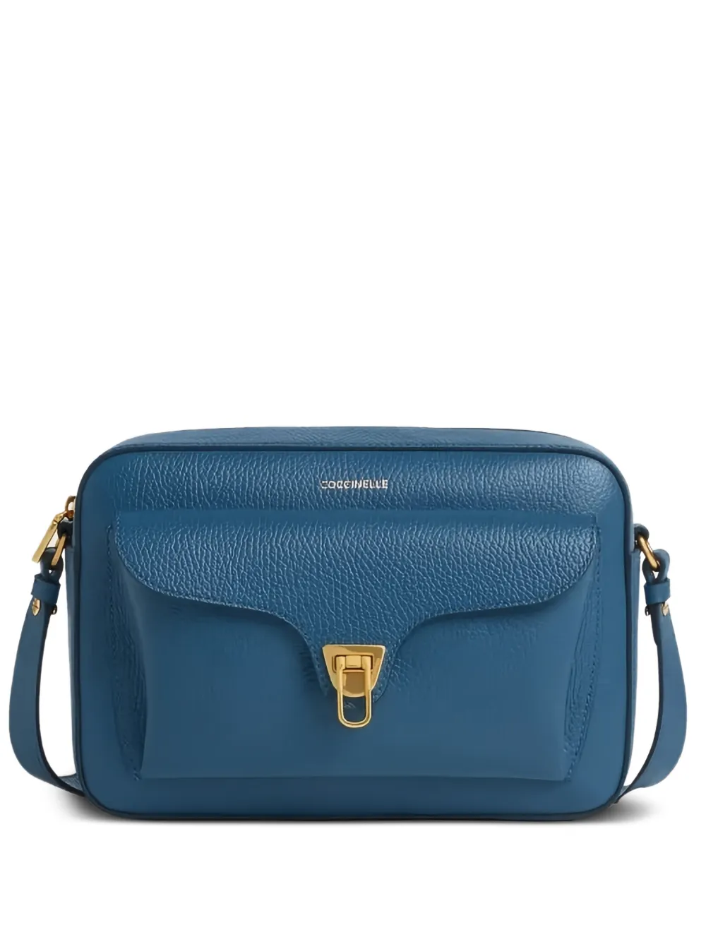 Coccinelle flap cross body bag - Blu