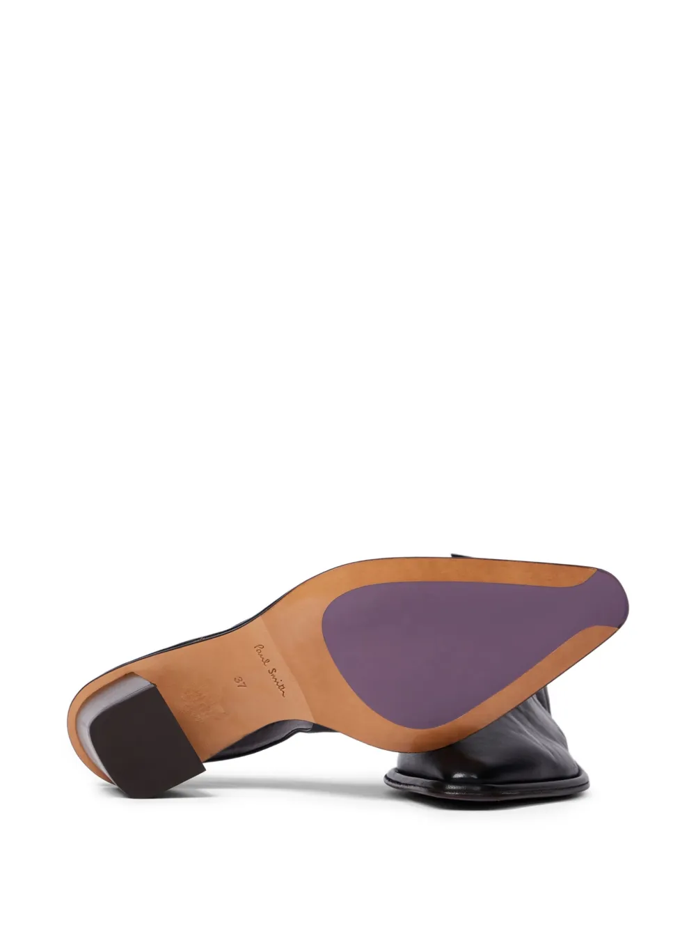 Paul Smith Clareen' Leather Sling-back Heels in Black, view 4