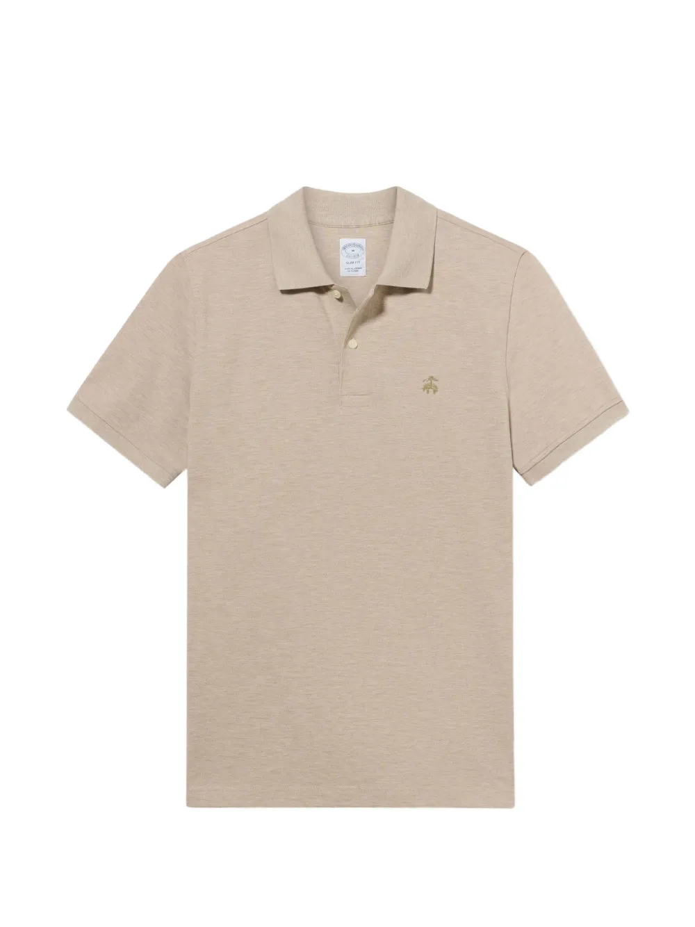Brooks Brothers logo-embroidery cotton polo shirt - Nude