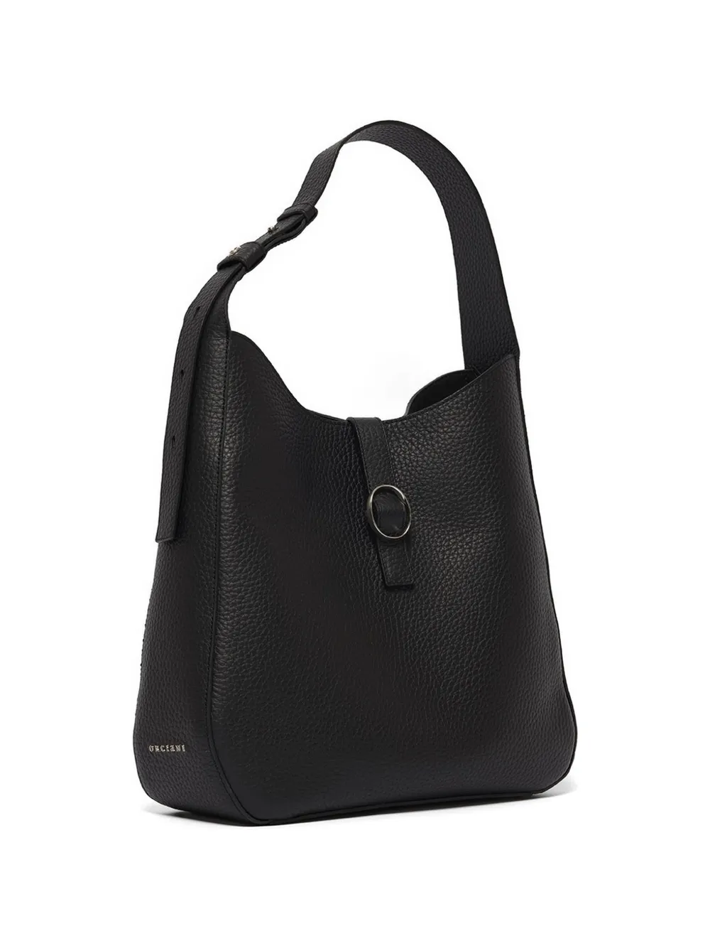  Orciani Gea Soft Shoulder Bag - Black 
