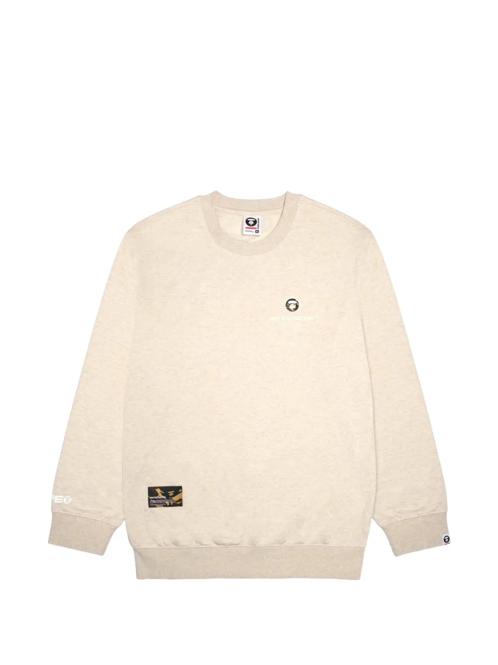 AAPE BY *A BATHING APE® logo-patch sweatshirt · XXL
