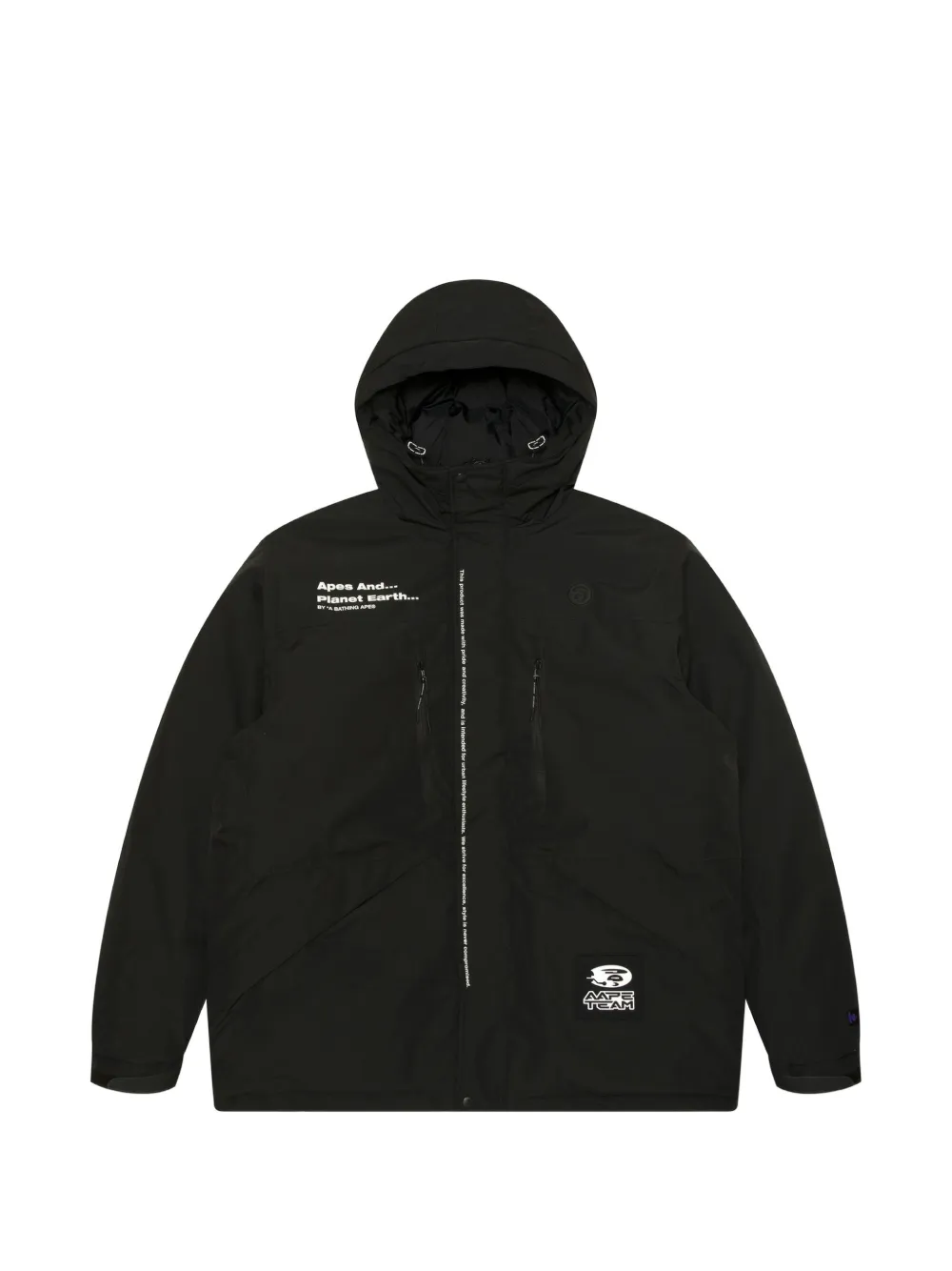 AAPE BY *A BATHING APE® Moonface camo hooded jacket