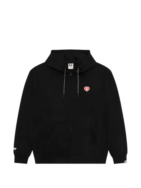 AAPE BY *A BATHING APE® Heart Moonface zip-up hoodie