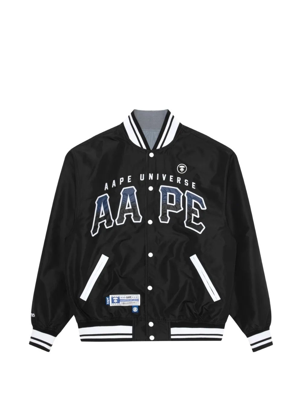AAPE BY *A BATHING APE® Moonface reversible bomber jacket - Black