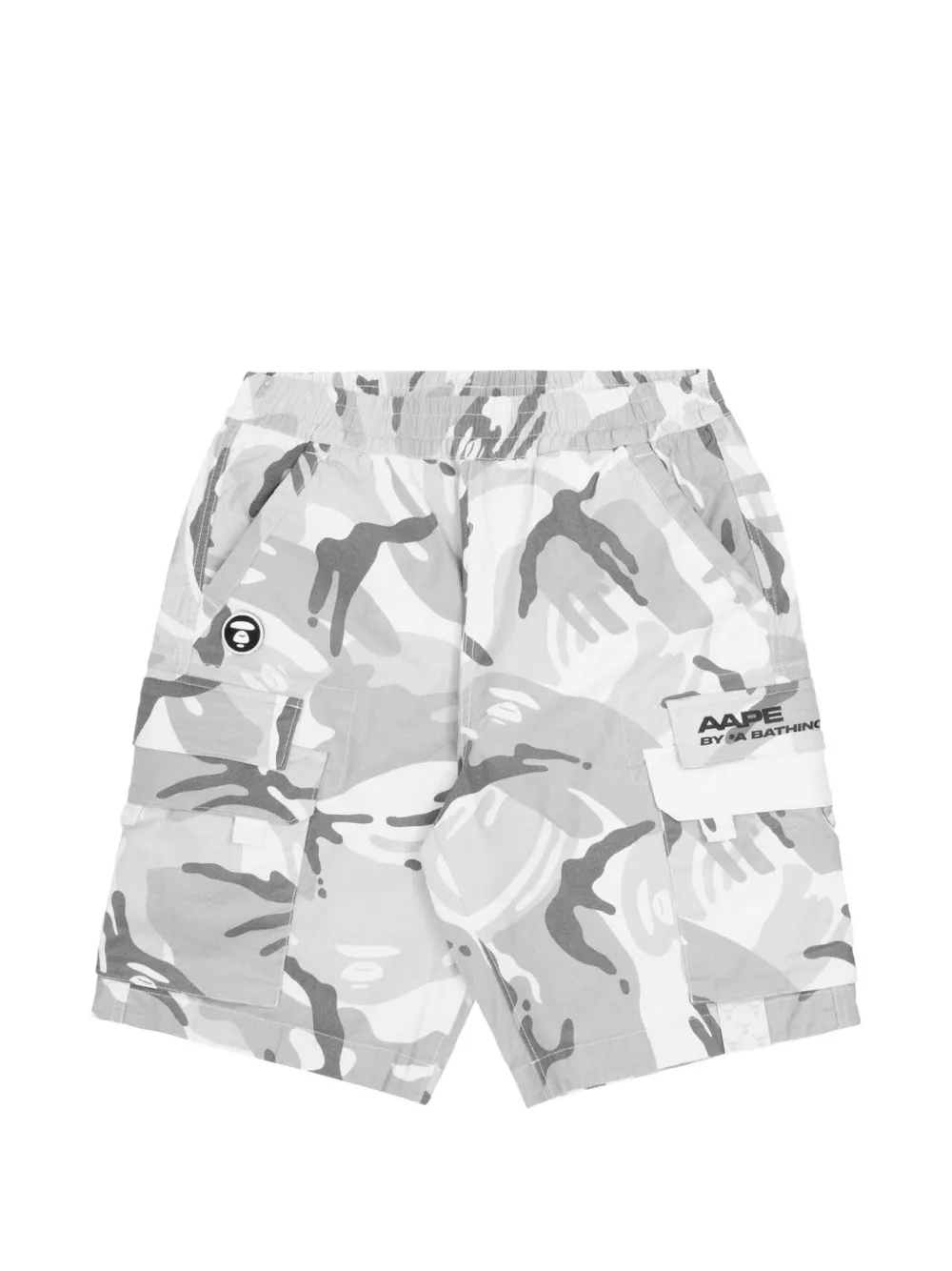 AAPE BY *A BATHING APE® camo cargo shorts - White