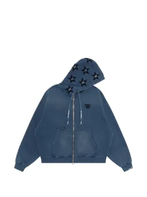 AAPE BY *A BATHING APE® Star zip-up Hoodie | Red | FARFETCH