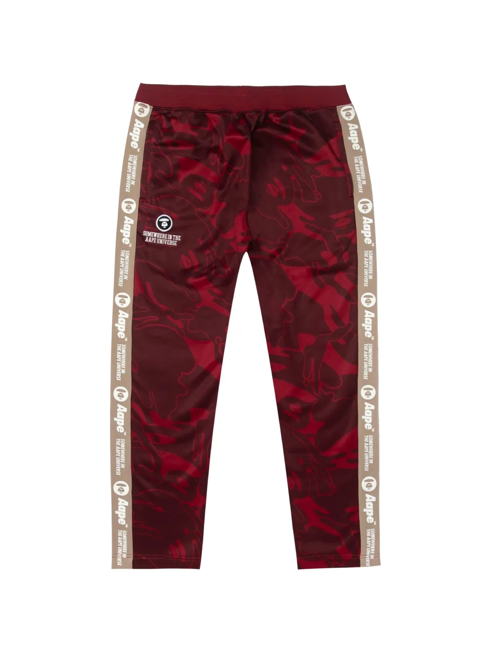 AAPE BY *A BATHING APE® Moonface camouflage track pants