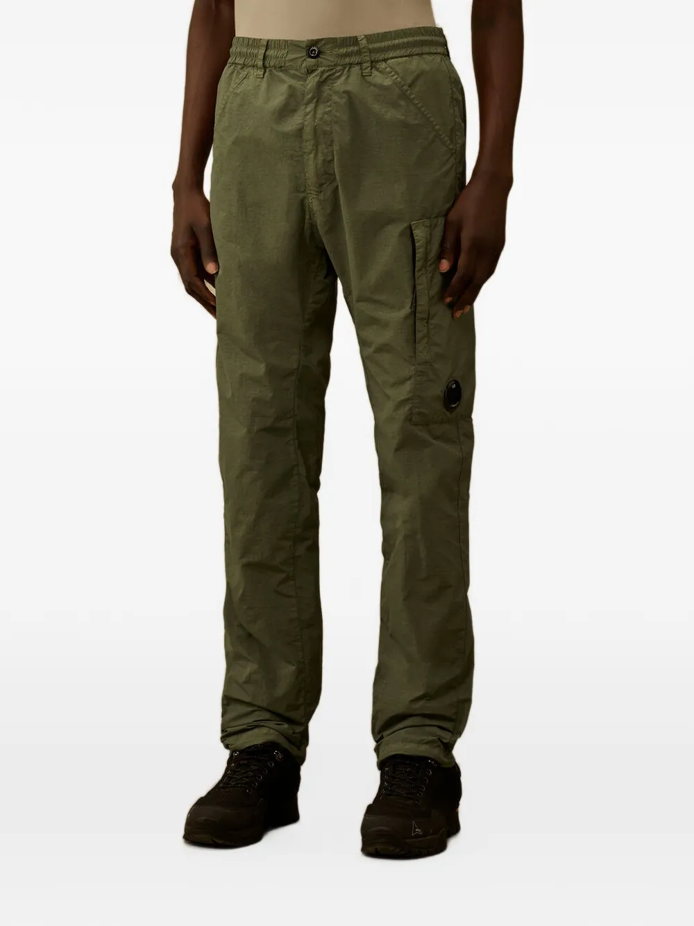 C.P. Company Broek met cargo zak Groen