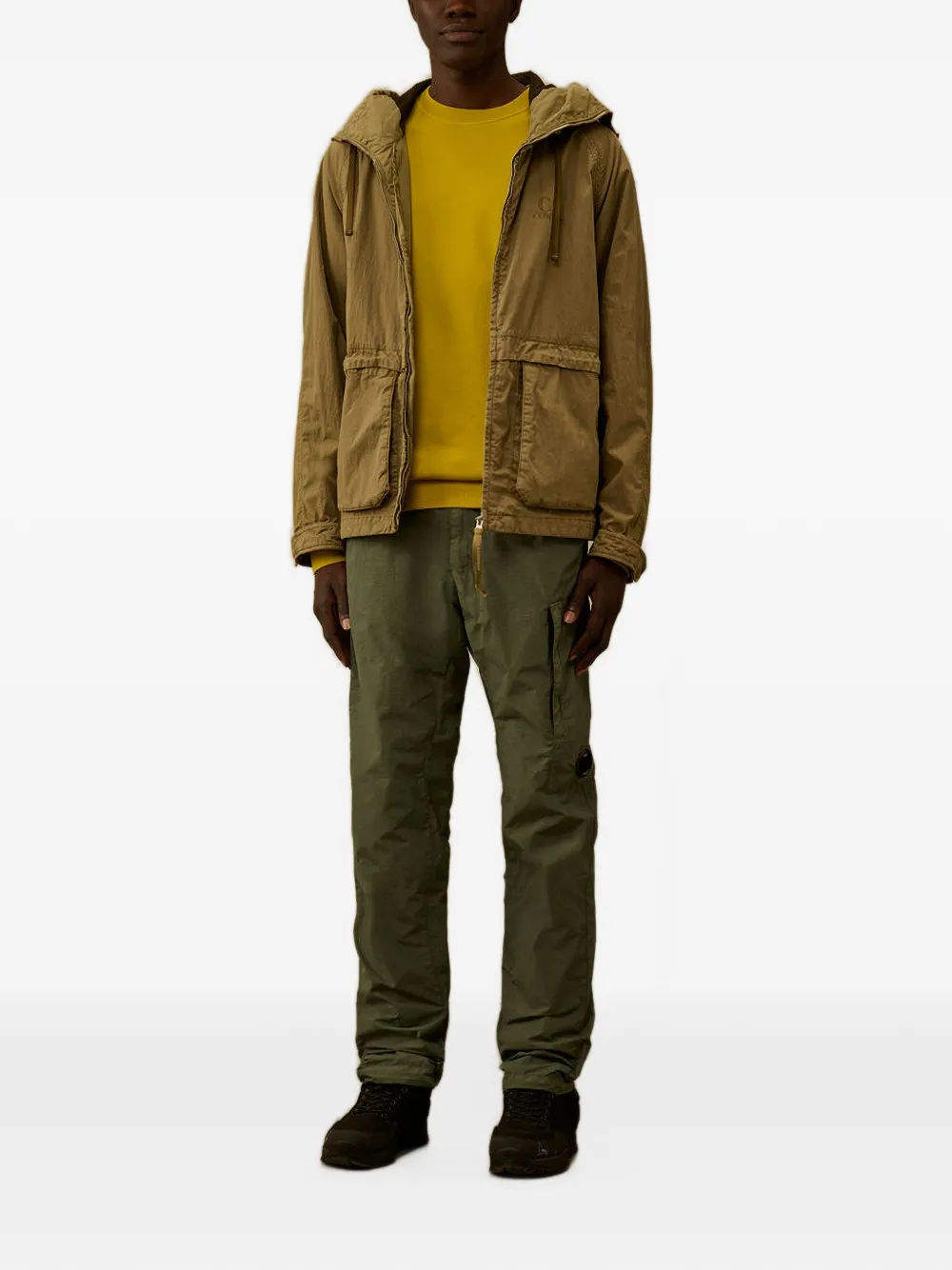 C.P. Company Broek met cargo zak Groen