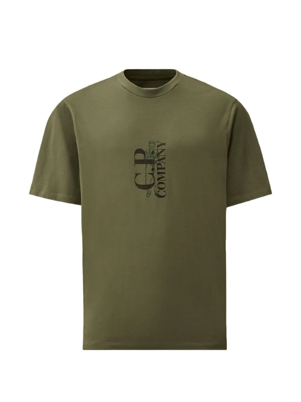 C.P. Company graphic crewneck T-shirt - Verde