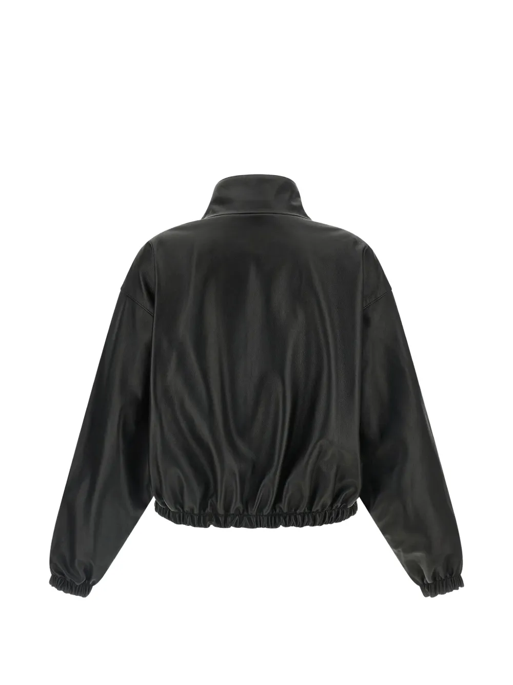 Balenciaga Omkeerbaar leren jack Zwart