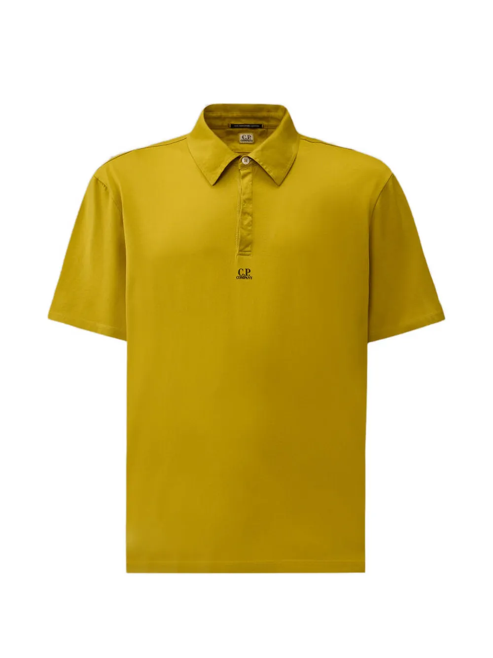 C.P. Company logo polo shirt - Giallo
