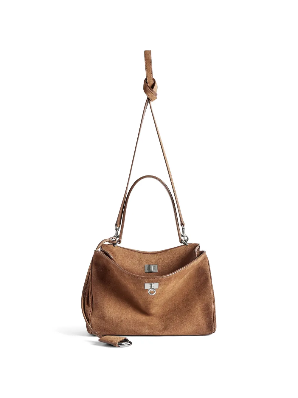 Balenciaga Kleine Rodeo schoudertas Beige