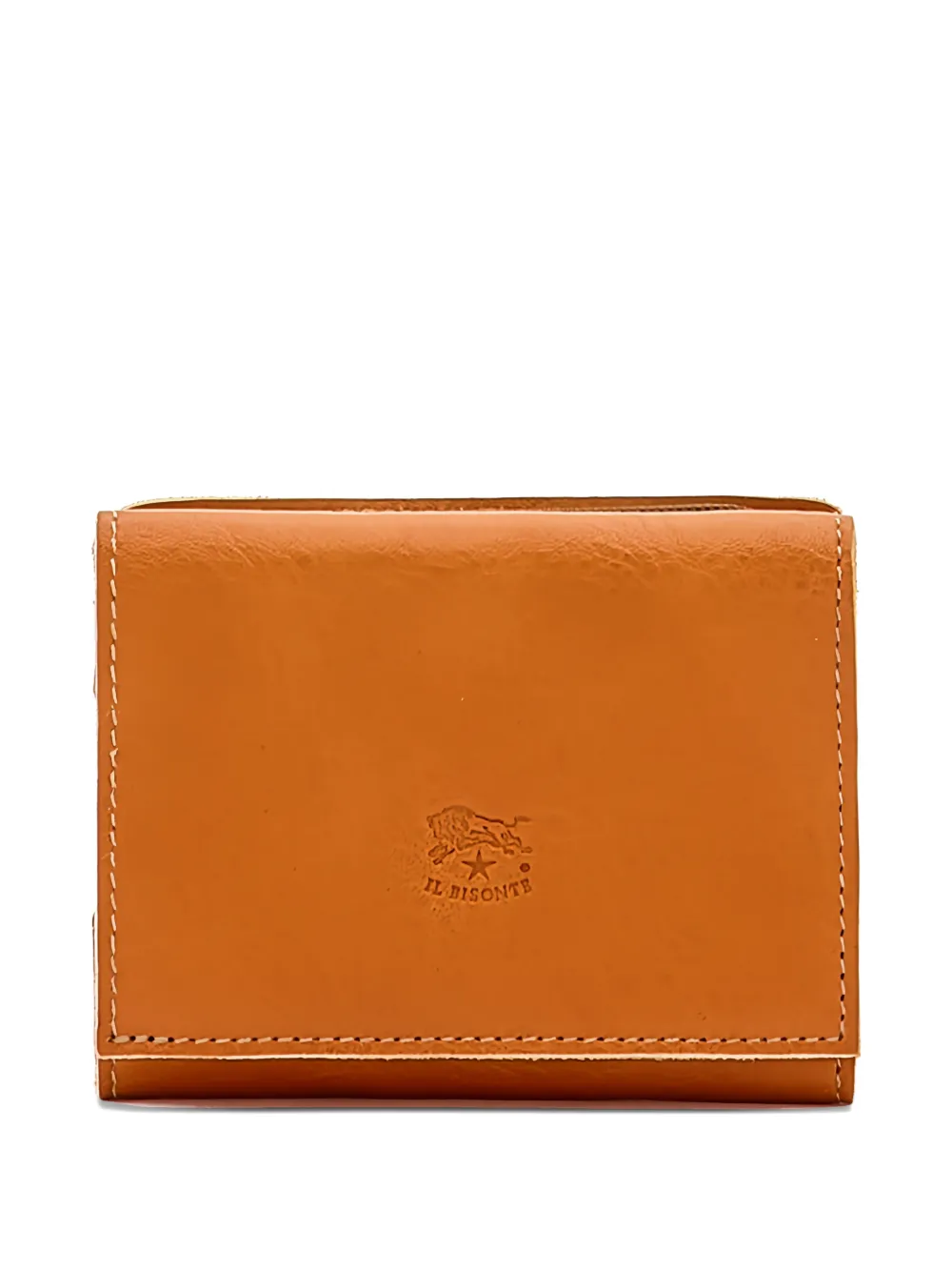 Il Bisonte grained foldover wallet - Marrone