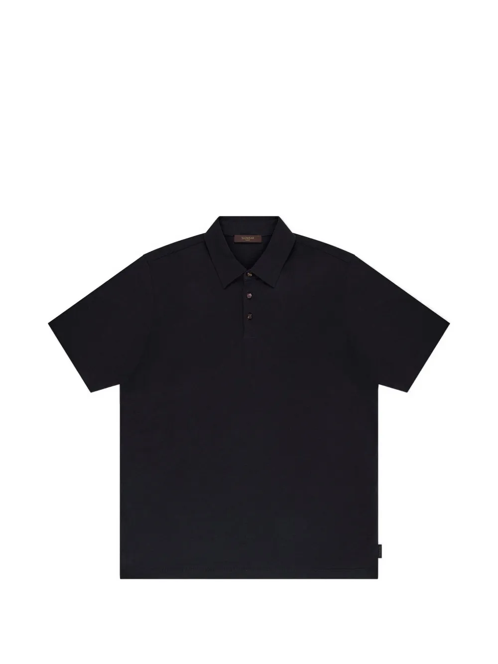Slowear Logo-detail Polo Shirt In Black