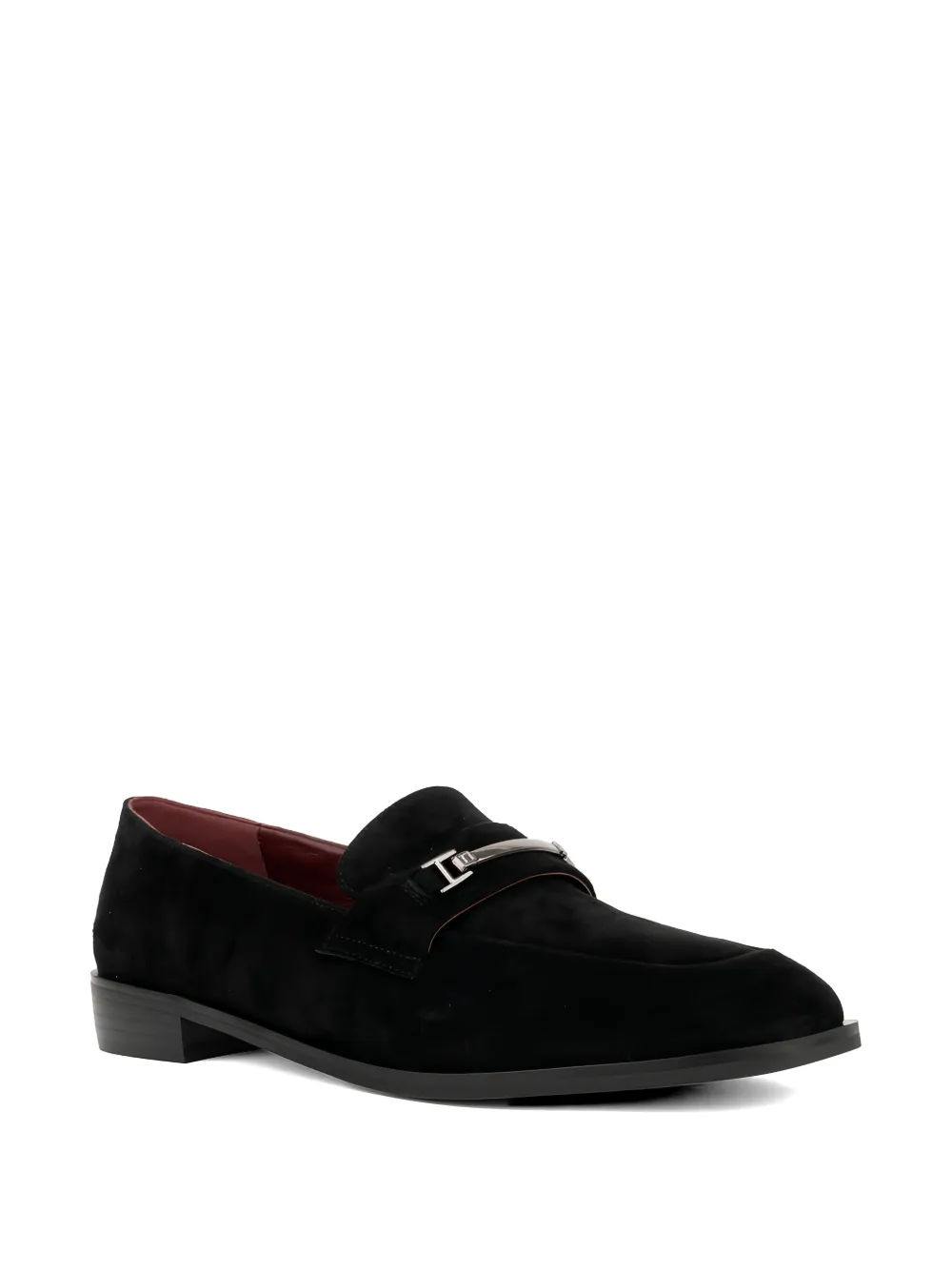 LINDA BAUMANN Loafers met metalen afwerking Zwart