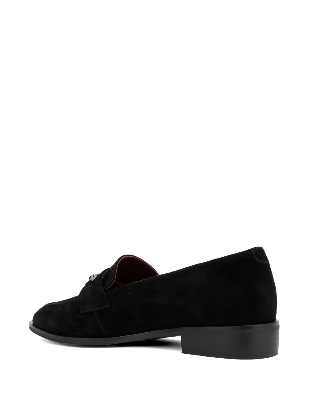 LINDA BAUMANN Loafers met metalen afwerking Zwart