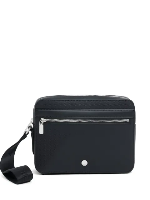 Lacoste Langon textured leather clutch