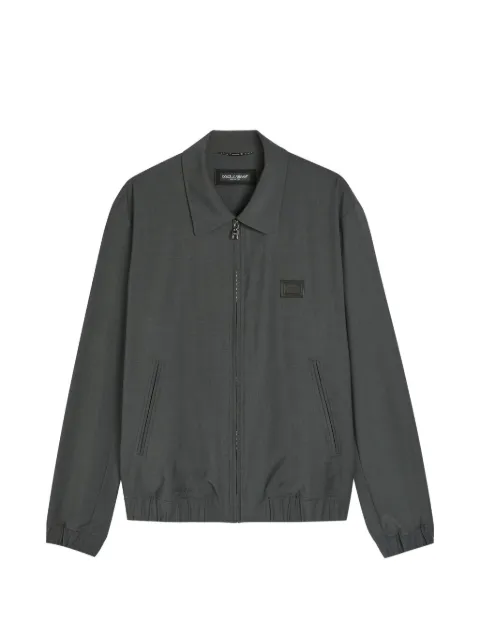 Dolce & Gabbana zip logo jacket