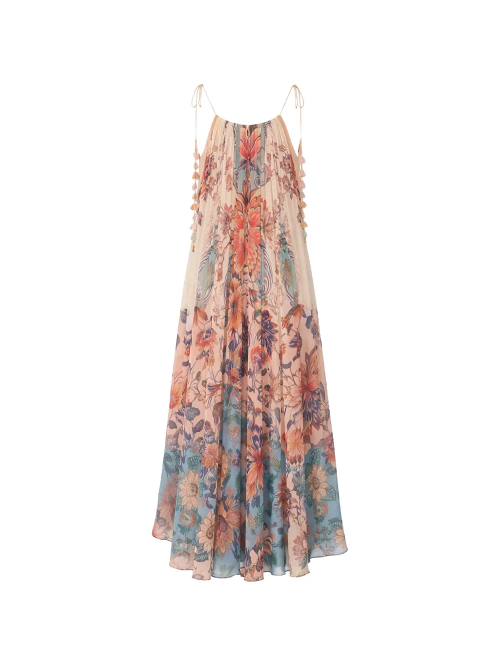 FARM Rio Maxi Boho Delhi jurk met bloemenprint Roze