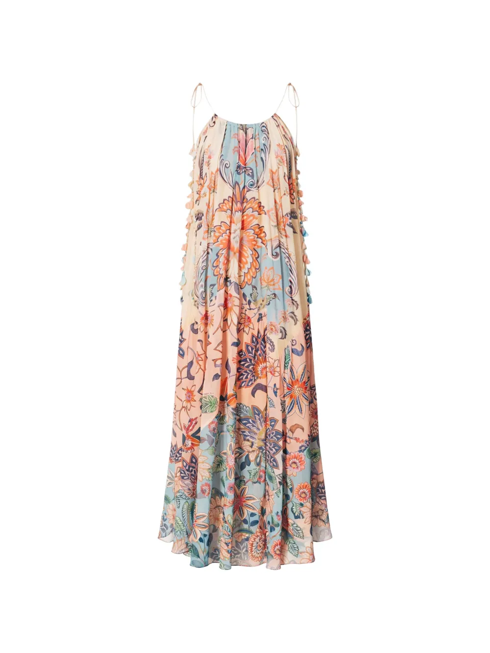 FARM Rio maxi Boho Delhi floral dress - Rosa