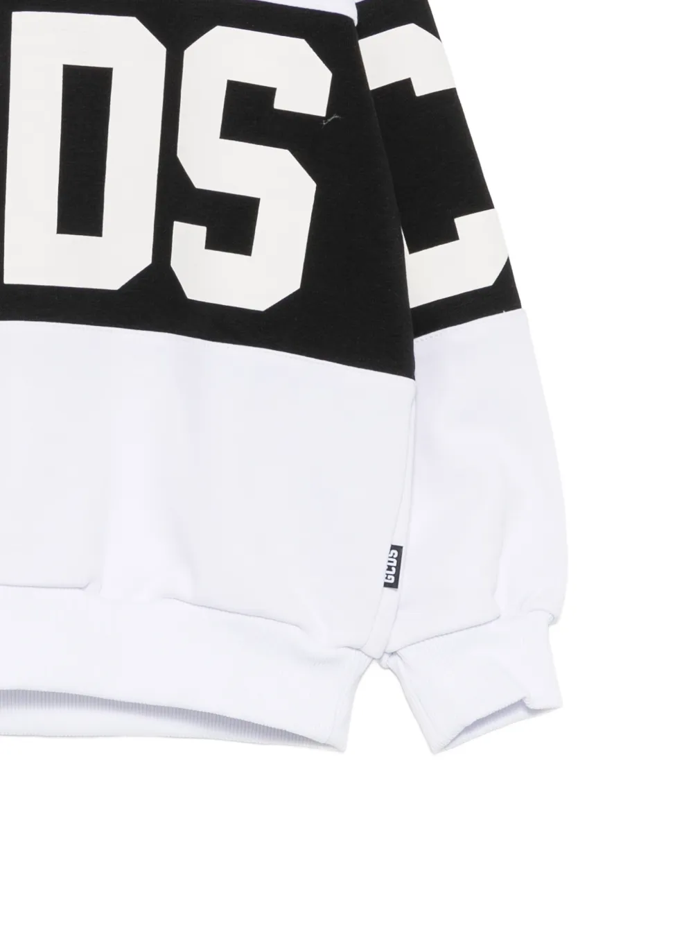 Gcds Kids Sweater met ronde hals en band Wit