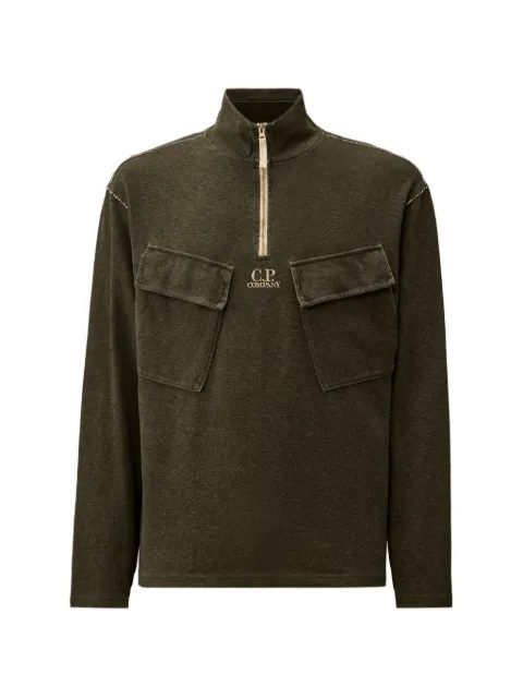 C.P. Company Pullover mit Reißverschlusstasche
