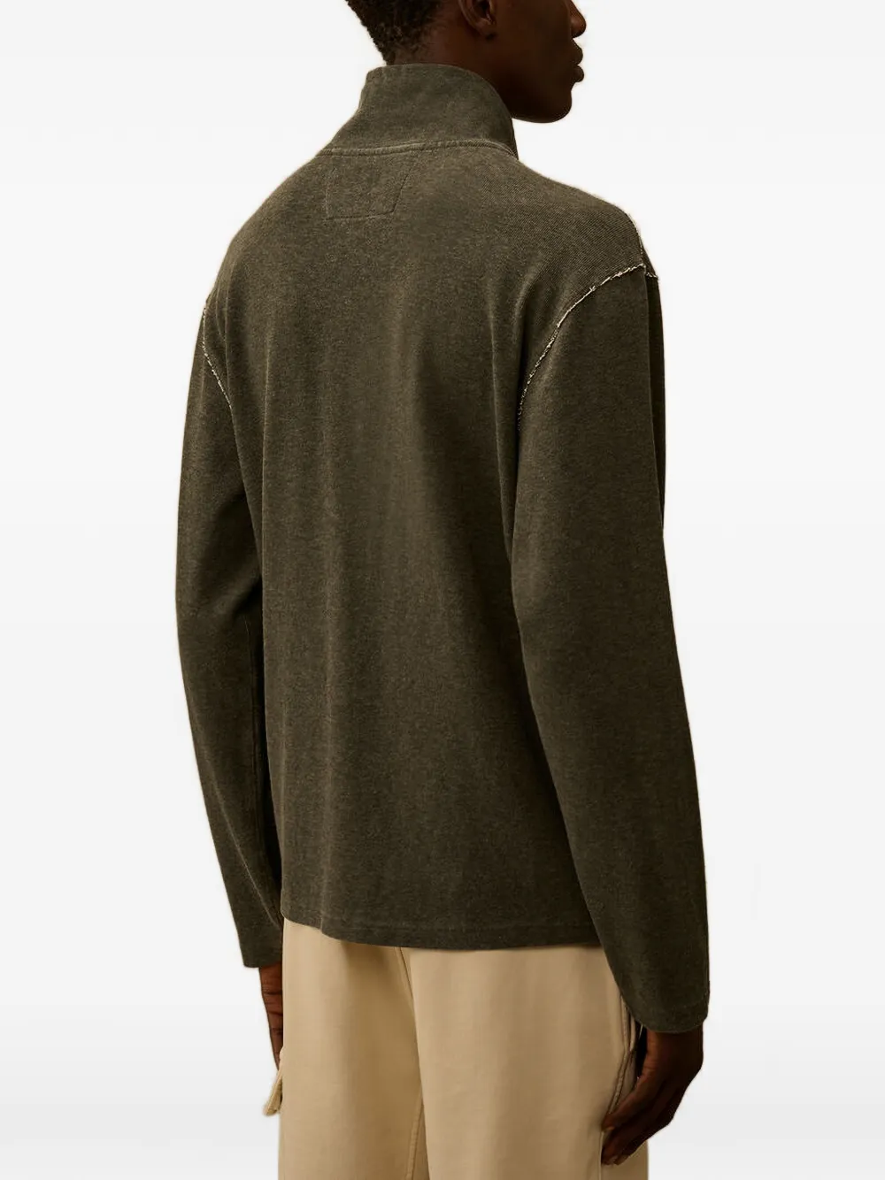 C.P. Company Trui met ritszak Grijs