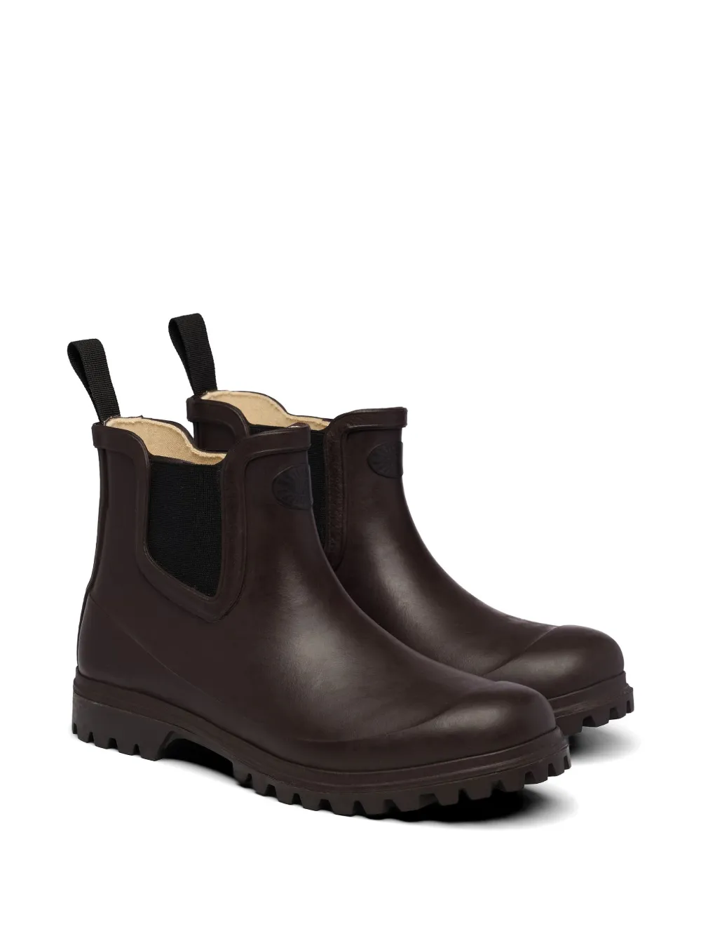 Superga Regenlaarzen met chunky zool Bruin