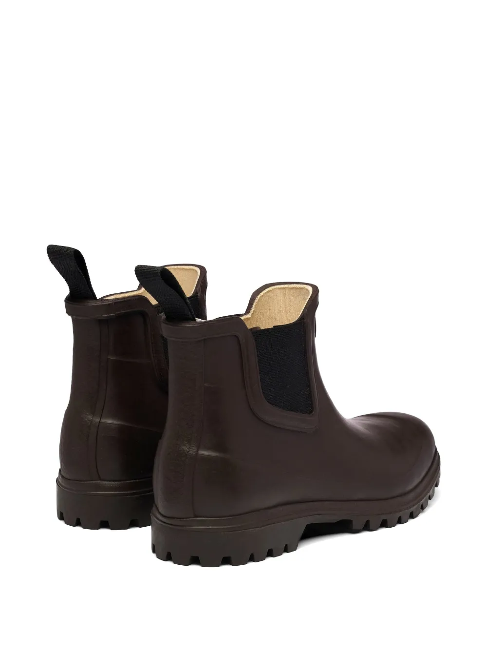 Superga Regenlaarzen met chunky zool Bruin
