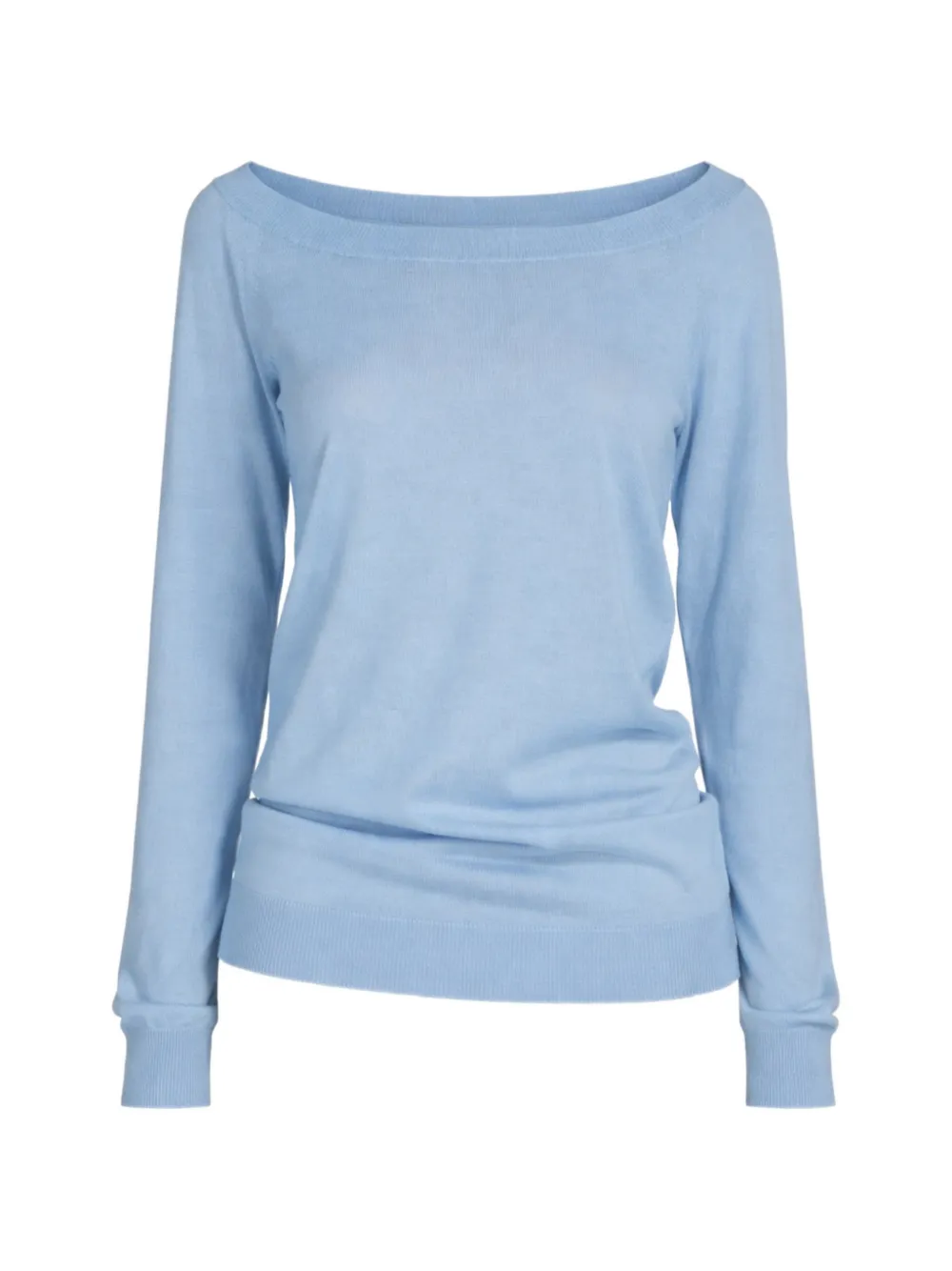 Nº21 boat neck top - Blu