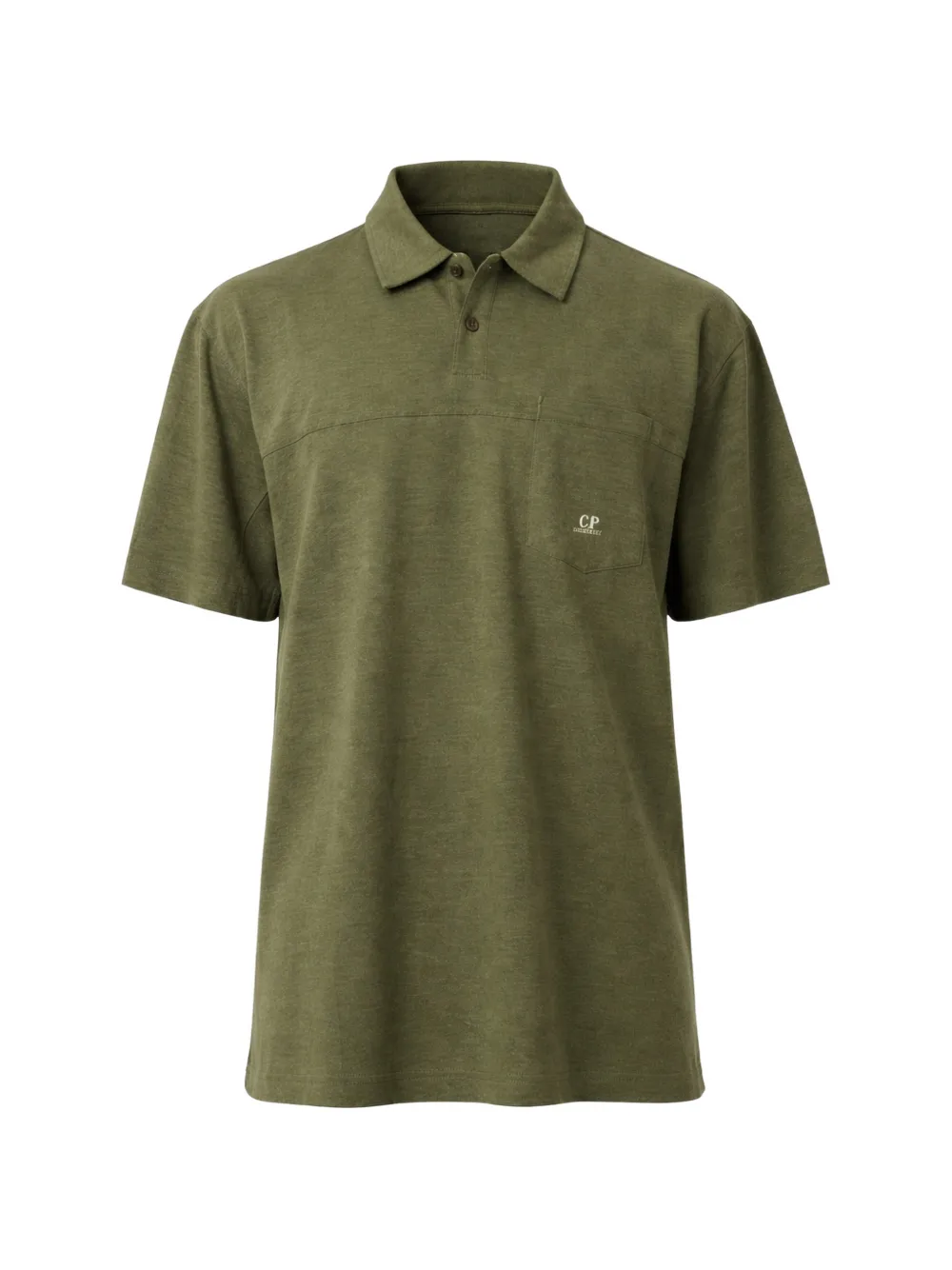 C.P. Company pocket short-sleeve polo shirt - Grün