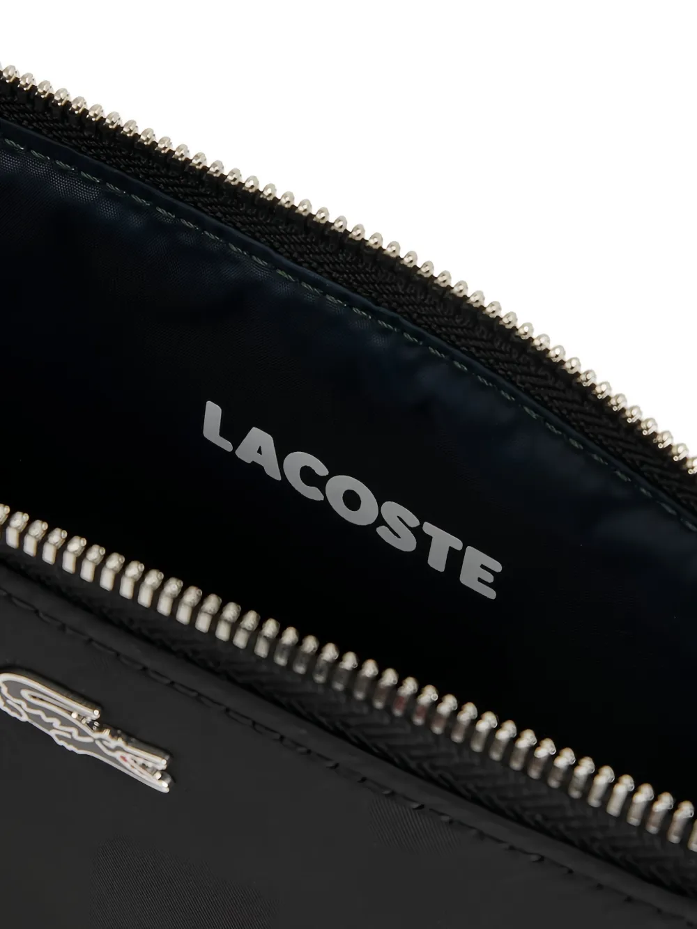 Lacoste Day in L schoudertas met verstelbaar bandje Zwart